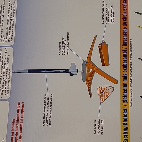 Estes Silver Arrow Launch rocket Set NWT - Picture 8 of 15